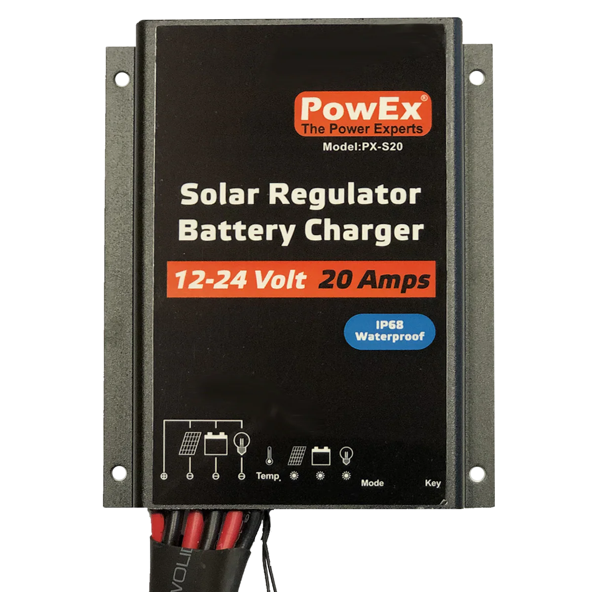 12/24V 20A Solar Controller with Load Control - IP68