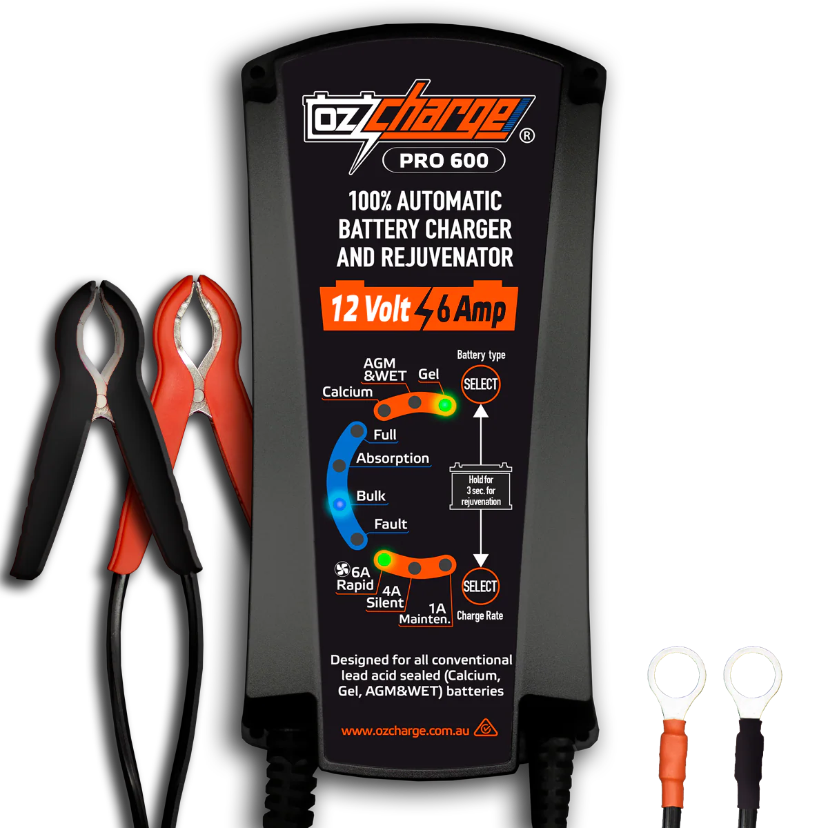 12V 6A Battery Charger and Maintainer