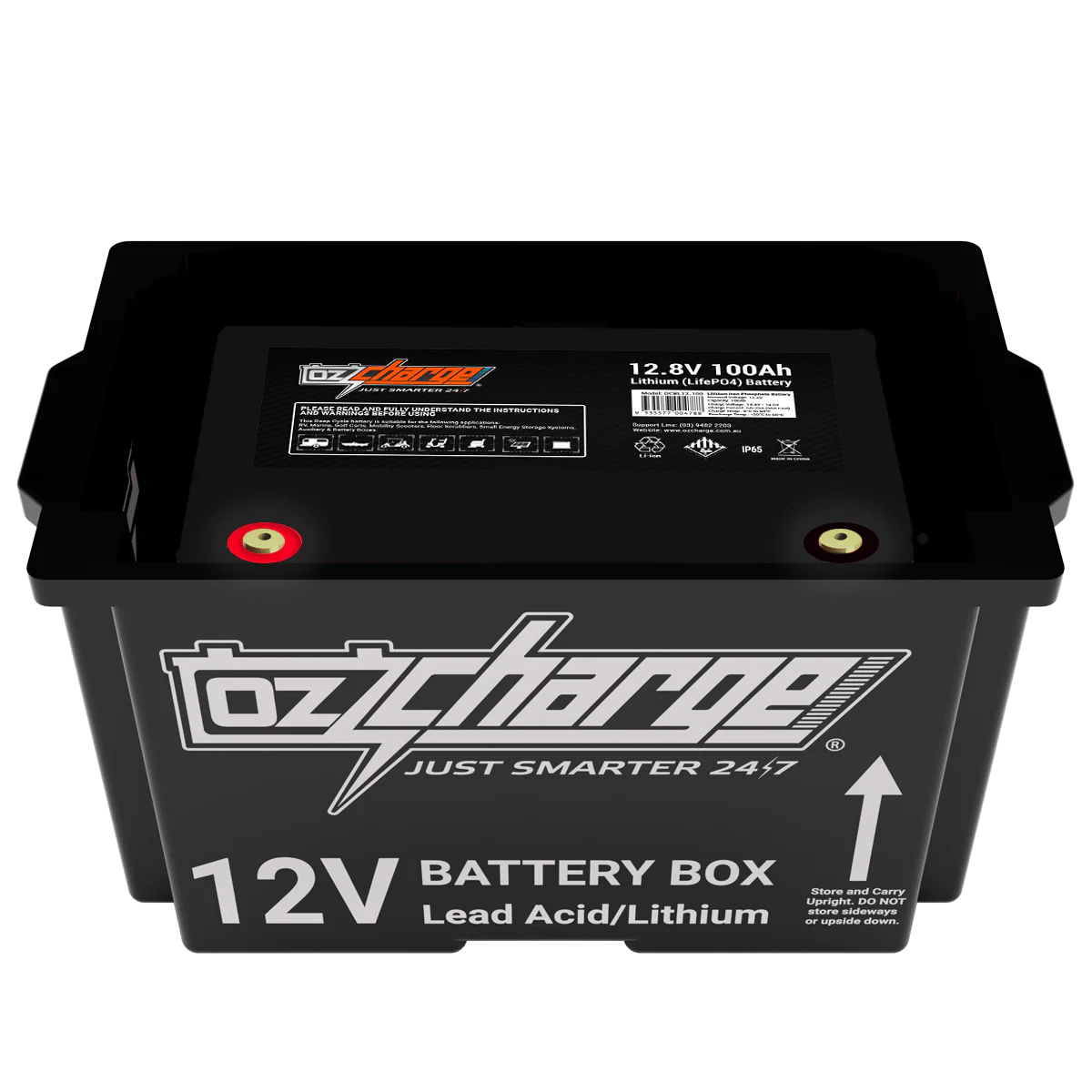 12V Beast Battery Box + 100Ah Lithium Battery + 12A Lithium Charger Combo - Image 3