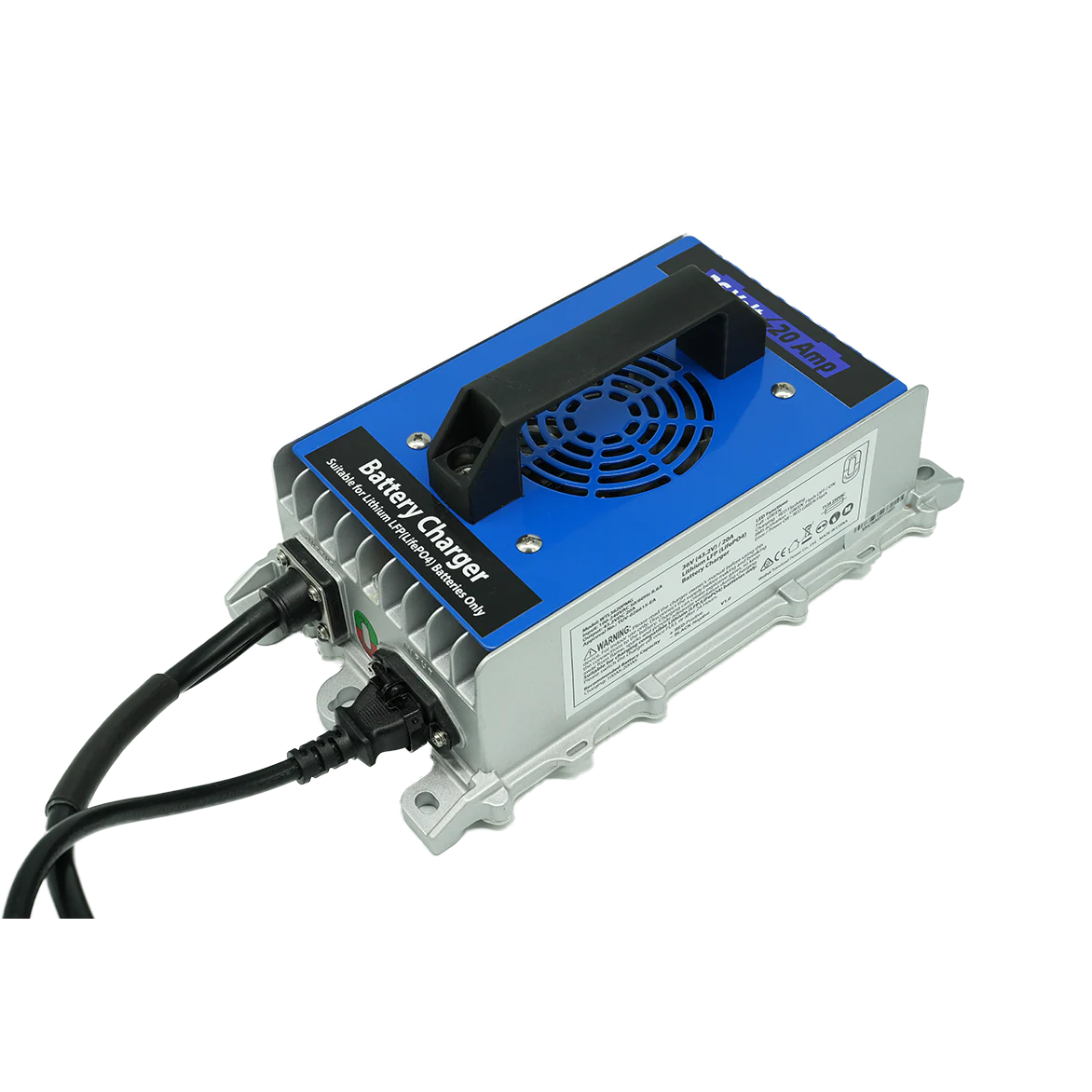 36V 100Ah Lithium LifePO4 Deep Cycle Battery + On-Board 36V 20A High-Precision Marine Lithium Battery Charger combo - Image 4