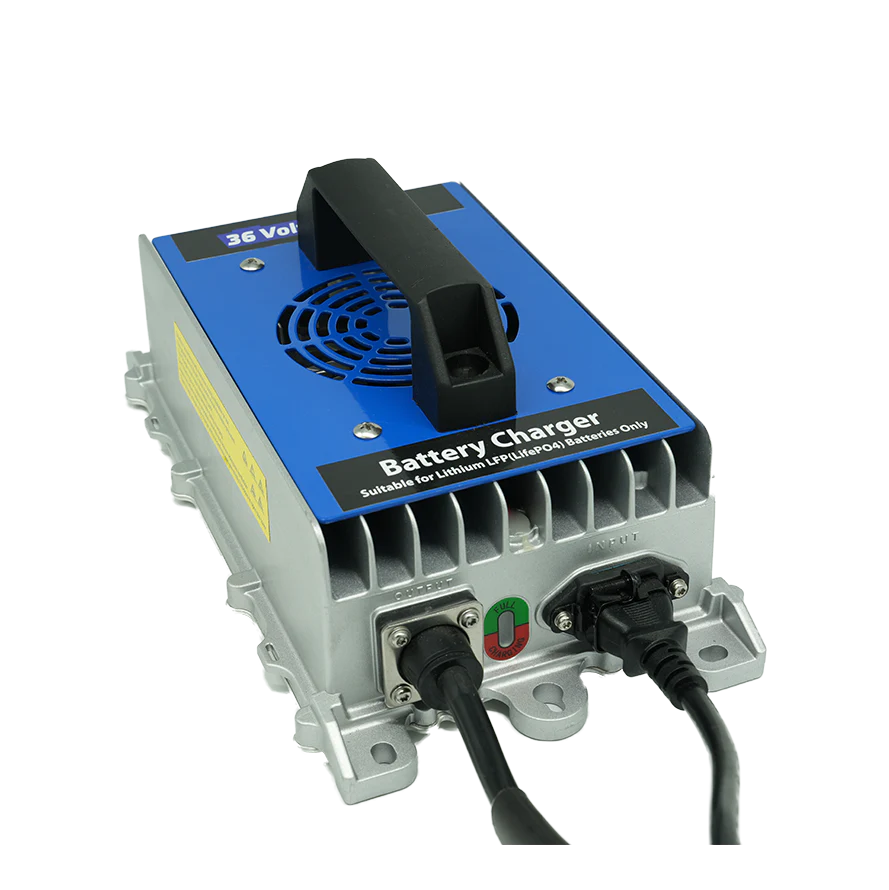 36V 100Ah Lithium LifePO4 Deep Cycle Battery + On-Board 36V 20A High-Precision Marine Lithium Battery Charger combo - Image 5