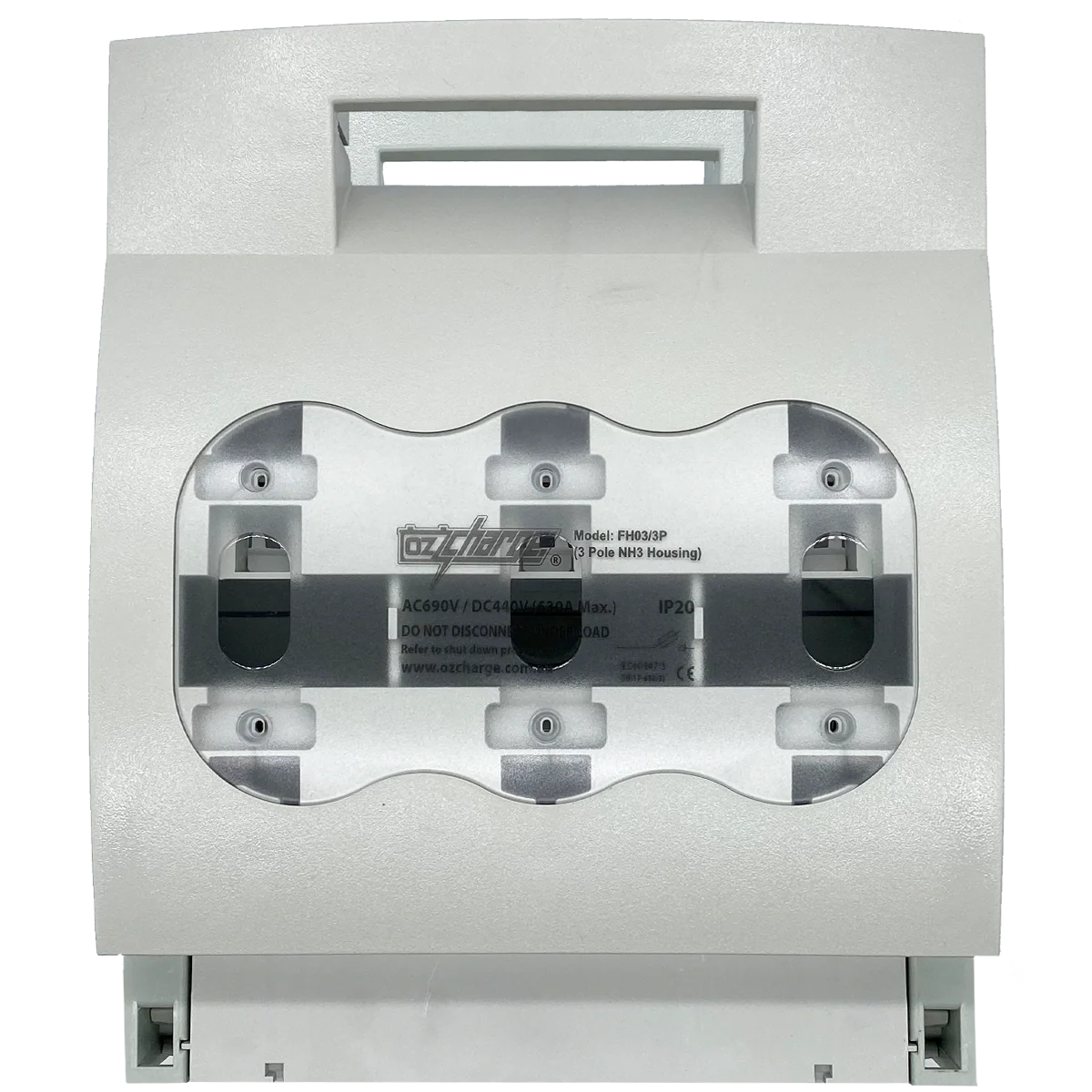 630A 3-Pole FH03(NH3) Fuse Housing